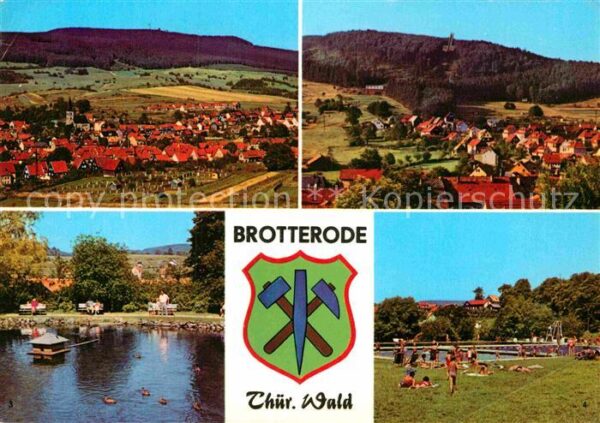 Brotterode Grosser Inselsberg Schanze Gelb-Brunnen
