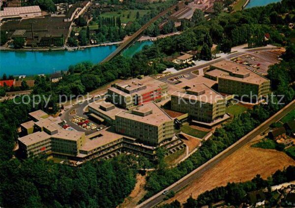 Kettwig Fliegeraufnahme Fachklinik Rhein-Ruhr