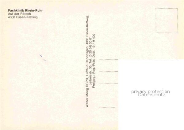Kettwig Fliegeraufnahme Fachklinik Rhein-Ruhr – Bild 2