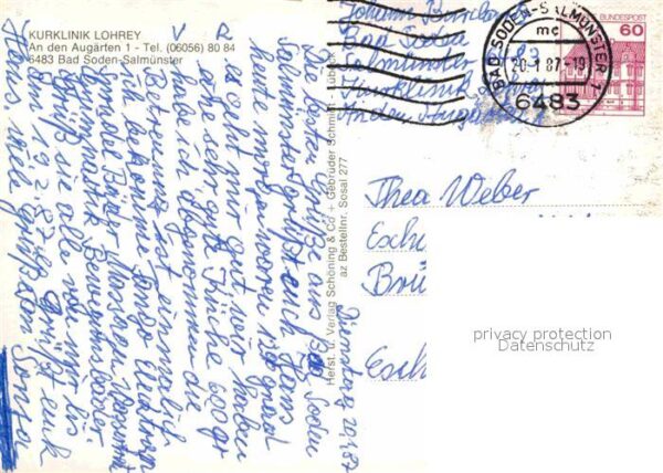 Salmuenster Bad Soden Kurklinik Lohrey – Bild 2
