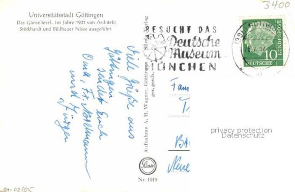 Goettingen Niedersachsen Das Gänseliesel – Bild 2