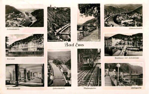 Bad Ems Lahnpartie Promenade Kursaa Brunnenhall