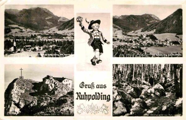 Ruhpolding mit Hochfelln Gipfelkreuz Im Märchenwal