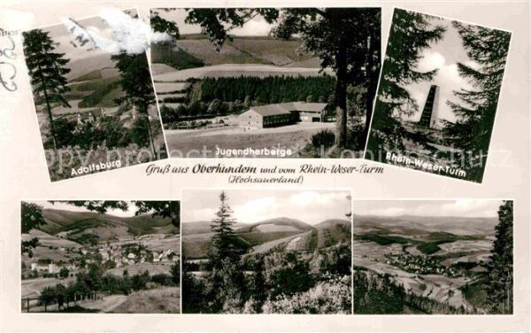 Oberhundem Adolfsburg Jugendherberge Rhein Weser T