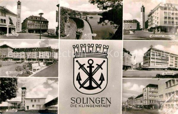 Solingen Markt Talsperre Entenpfuhl Bahnhof Stad
