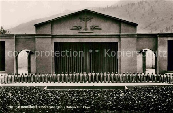 Oberammergau Bühne mit Chor