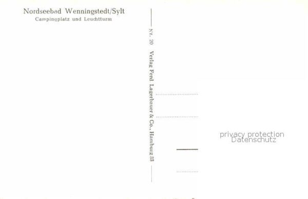 Wenningstedt Sylt Campingplatz und Leuchtturm – Bild 2