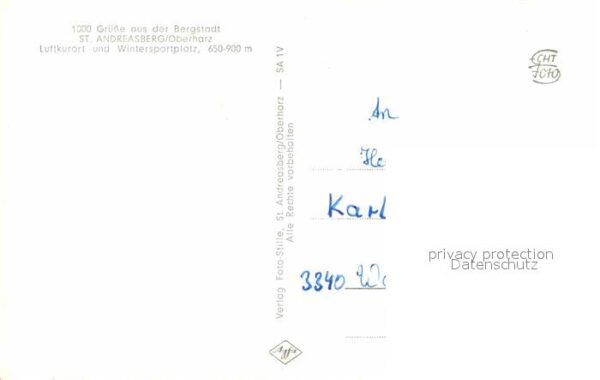 St Andreasberg Harz Bergstadt Oderteich Breite Strasse Ross – Bild 2