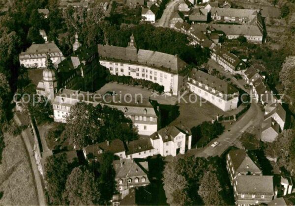 Berleburg Bad Fürstliches Schloss Fliegeraufnahme
