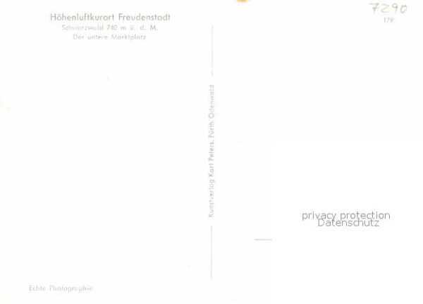 Freudenstadt Unterer Marktplatz – Bild 2