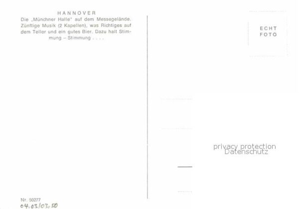 Hannover Münchener Halle – Bild 2