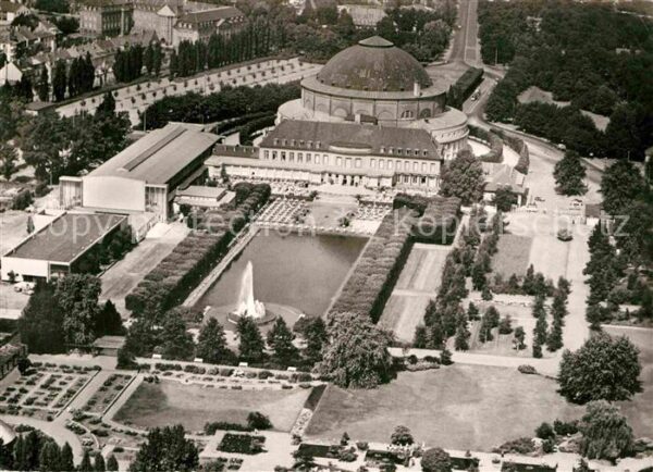 Hannover Stadthallengarten Fliegeraufnahme