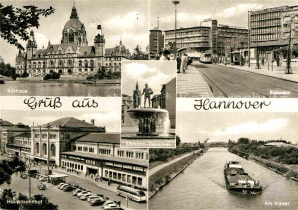 Hannover Rathaus Kröpcke Hauptbahnhof Am Kanal