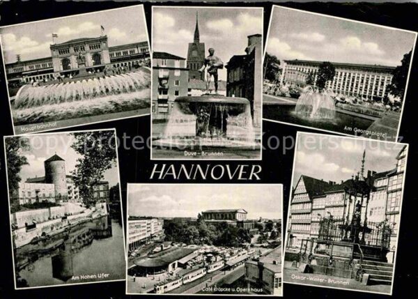 Hannover Hauptbahnhof Duve Brunnen Georgsplatz A