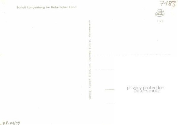 Langenburg Wuerttemberg Schloss Langenburg – Bild 2