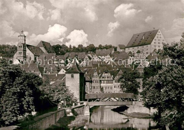 Schwaebisch Hall Mauerstrasse Michaelskirche Kornhaus