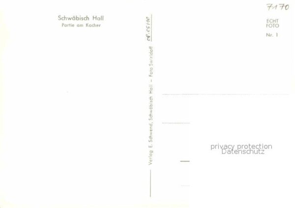 Schwaebisch Hall Partie am Kocher – Bild 2