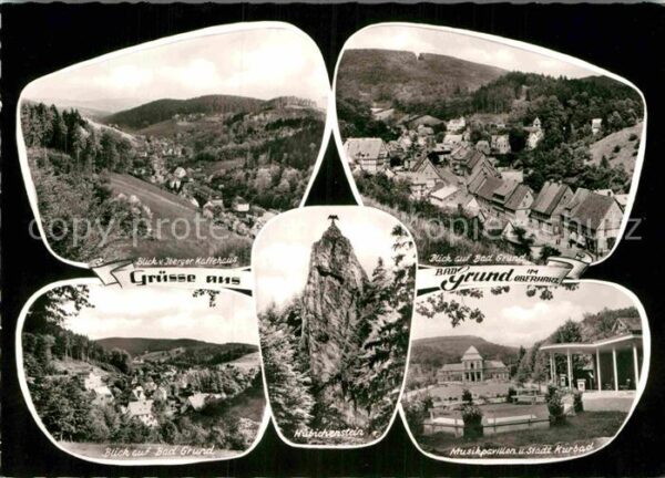 Bad Grund Panorama Teilansichten Hübichenstein Mu