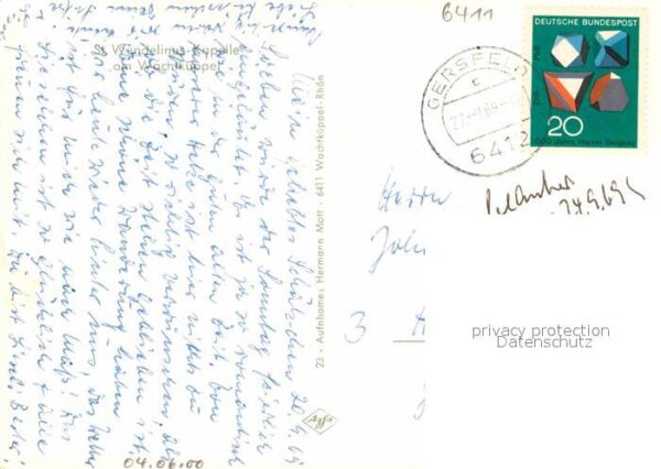 Gersfeld Rhoen St Wendelinus Kapelle am Wachtküppel – Bild 2
