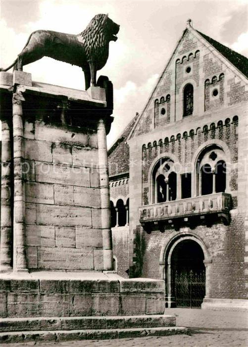 Braunschweig Löwe vor der Burg Dankwarderode