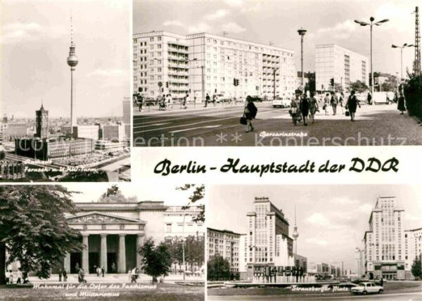 Berlin Fernseh und UKW Turm Rathaus Mahnmal Be