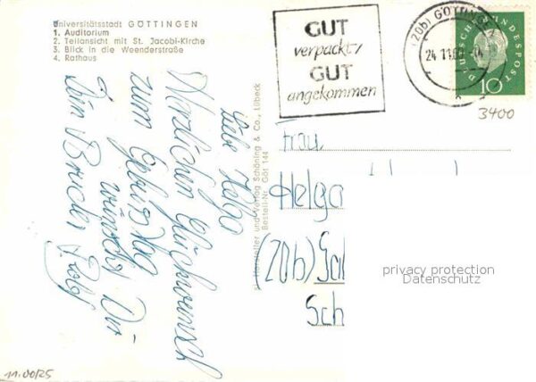 Goettingen Niedersachsen Auditorium Teilansicht St Jacobi Kirche – Bild 2
