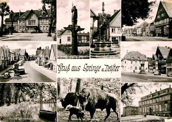 Springe Deister Bahnhof Ratsnachtwächter Marienbrunnen