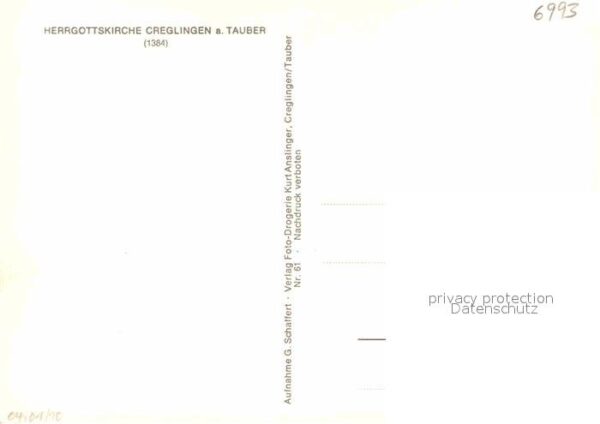 Creglingen Herrgottskirche an der Tauber – Bild 2