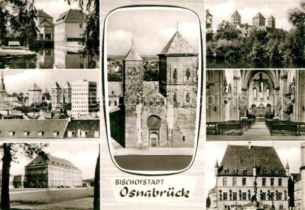 Osnabrueck Teilansichten Kirche Inneres Schloss Ra