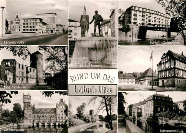 Hannover Leibniz Ufer Duve Brunnen Schloss Gasts