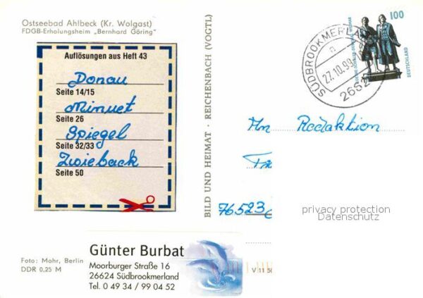 Ahlbeck Ostseebad FDGB Erholungsheim Bernhard Göring – Bild 2