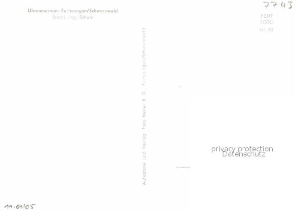 Furtwangen Uhrenmuseum Staatl Ingenieurschule – Bild 2