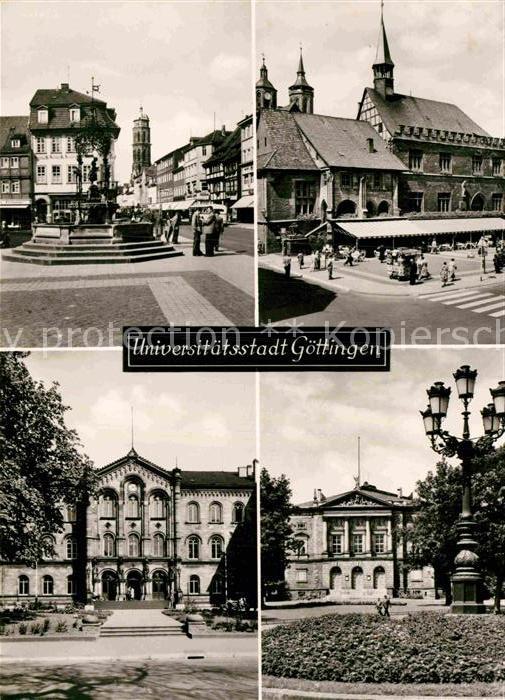 Goettingen Niedersachsen Gänselieselbrunnen Rathaus Auditorium D