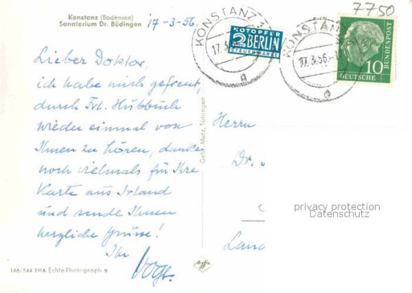 Konstanz Bodensee Sanatorium Dr Büdingen – Bild 2