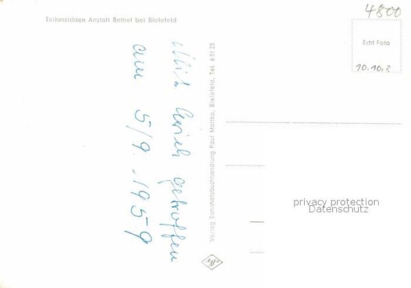 Bielefeld Anstalten Bethel Mutterhaus Sarenta Zio – Bild 2