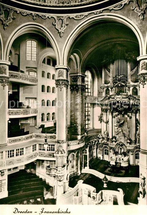 Dresden Frauenkirche Inneres vor der Zerstörung