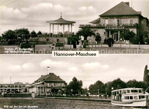 Hannover Maschsee Gaststätte Musikpavillon Fahrg