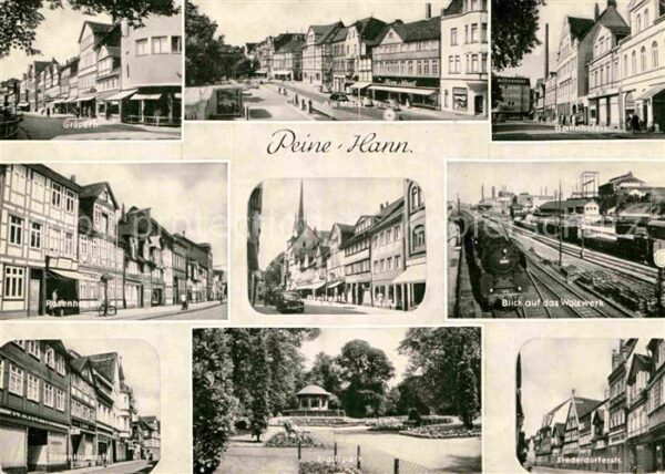 Peine Gröpern Markt Bahnhofstr Breitestr Walz