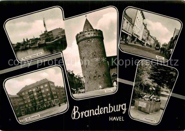 Brandenburg Havel VEB Ernst Thälmann Werk HO Kaskade Stei