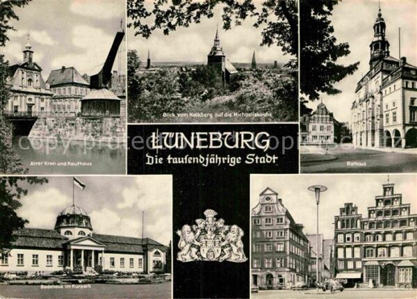 Lueneburg Alter Kran Kaufhaus Kalkberg Michaelisk