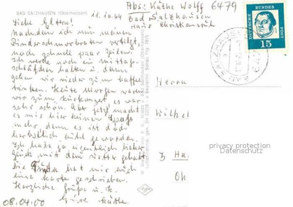 Bad Salzhausen Fliegeraufnahme Haus Christiansruh – Bild 2