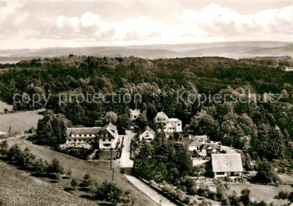 Bad Salzhausen Fliegeraufnahme Haus Christiansruh