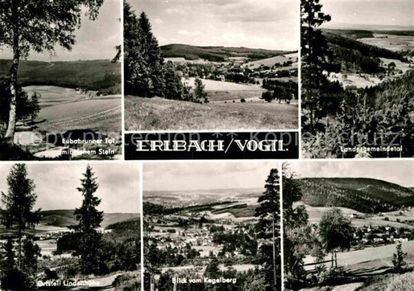 Erlbach Vogtland Eubabrunner Tal mit Hohem Stein Landesg