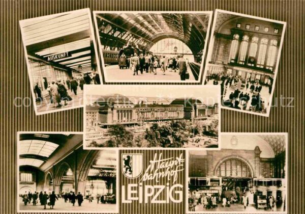 Leipzig Hauptbahnhof Teilansichten