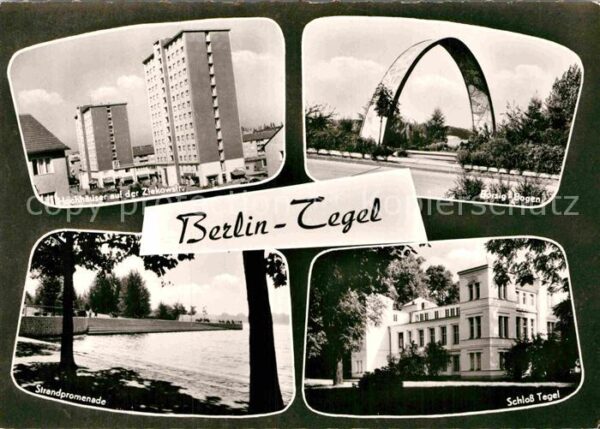 Tegel Hochhäuser Ziekowstr Borsig Bogen Stran
