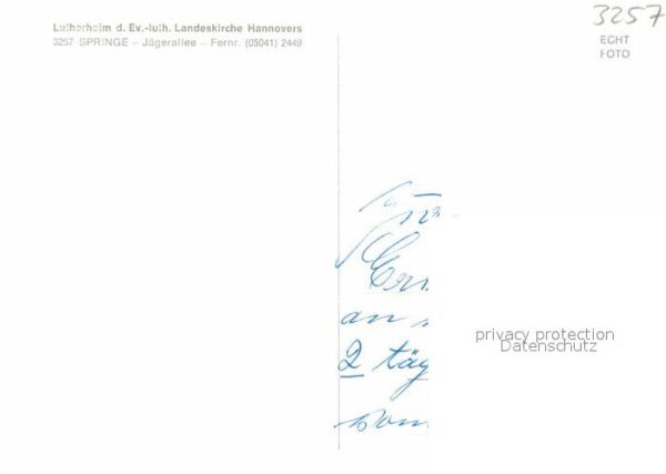 Springe Deister Lutherheim der Ev luth Landeskirche Han – Bild 2