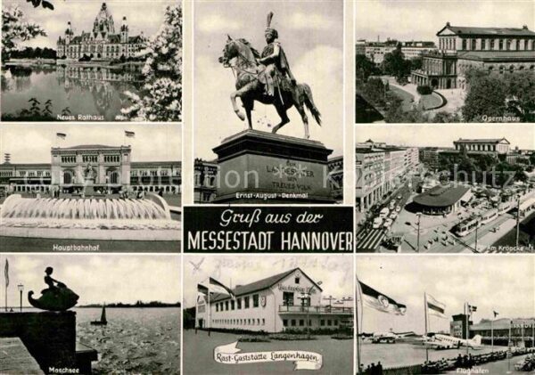 Hannover Neues Rathaus Hauptbahnhof Ernst August
