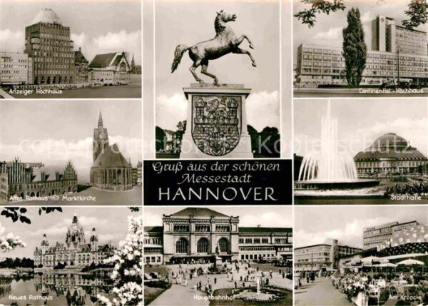 Hannover Anzeiger Hochhaus Conti Hochhaus Altes