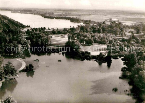Hannover Blick vom Rathausturm auf den Maschsee