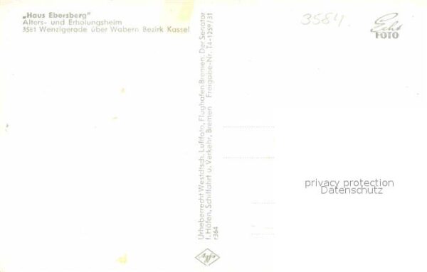 Bad Zwesten Haus Ebersberg Fliegeraufnahme – Bild 2